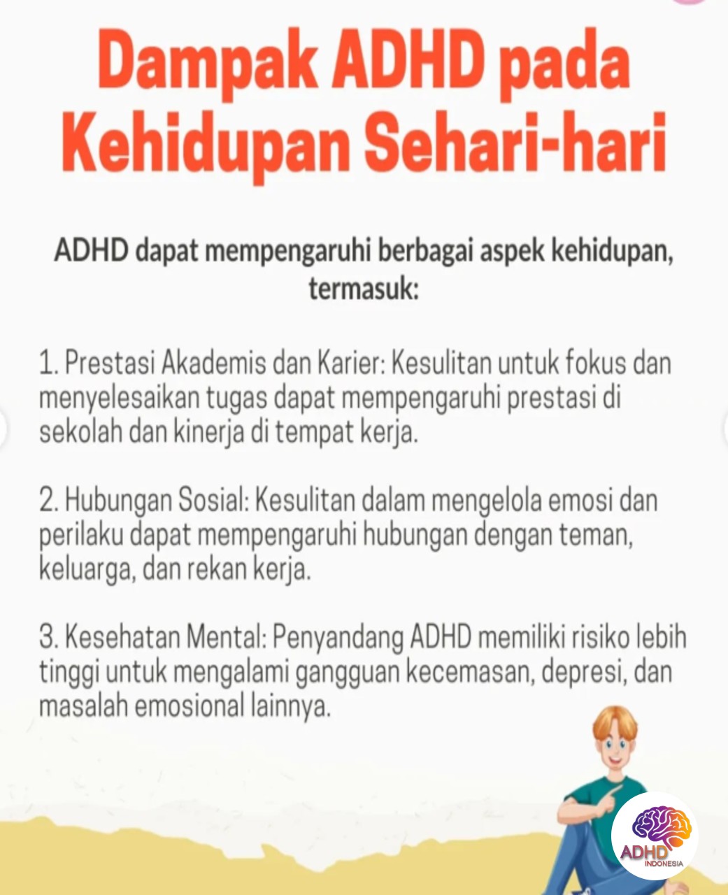 ADHD dan Hubungan Sosial Anak di Lingkungan Sekolah di Kota Medan